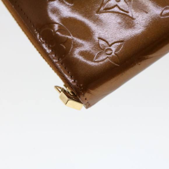 LOUIS VUITTON Monogram Vernis Eldridge Long Wallet Bronze M91127 LV Auth 46300 - Picture 15 of 16